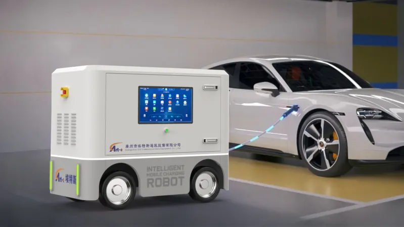 从“车找桩”到“桩找车”，金沙集团186cc成色移动充电机器人来啦！